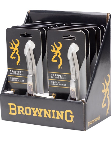 Browning Knife Trapper Counter Display 12 Knives*