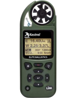 Kestrel Ballistics 5700 Elite with Applied Ballistics and Link Olive Drab