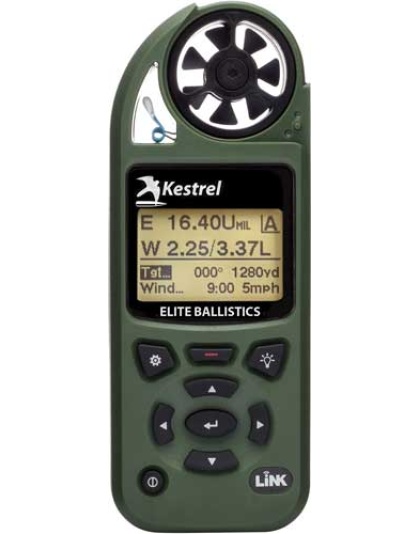 Kestrel Ballistics 5700 Elite with Applied Ballistics and Link Olive Drab