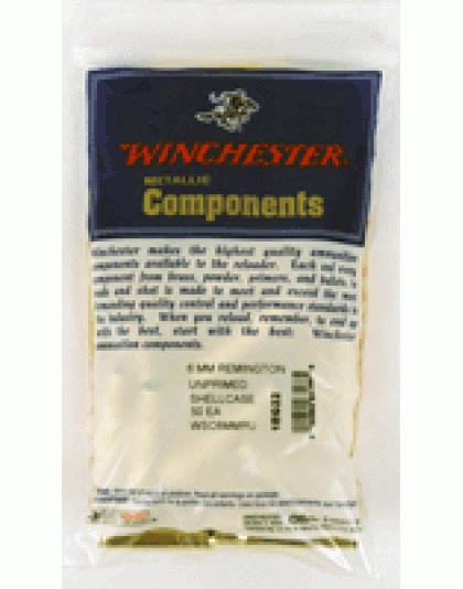 Winchester Unprimed Cases 6 mm Remington 50 Pack 20-Pack/Cs