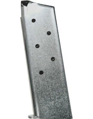 Metalform Magazines 1911 Officers .45 Automatic Colt Pistol 6 Rounds Stainless Steel