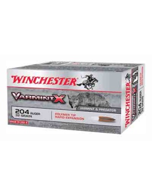 Winchester Ammunition Varmint-X 204 Ruger 32 Grain Polymer Tip 20 Rounds
