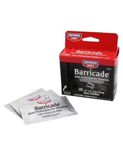 Birchwood Casey B/C Barricade Rust Protection 25-Individually Packed Wipes