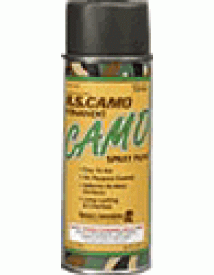 Hunters Specialties Camo Spray Paint Flat Black 12 Ounce