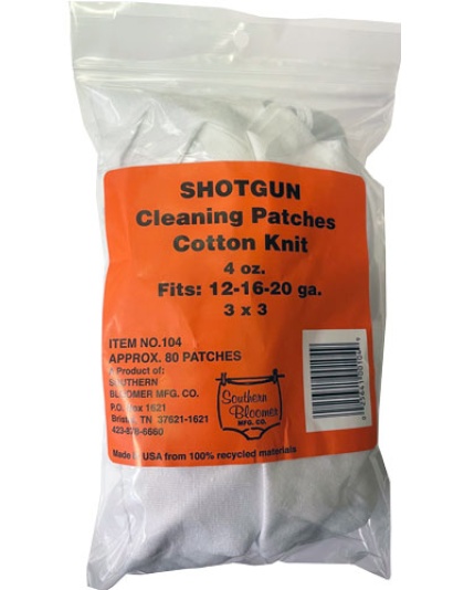 Southern Bloomers Shotgun Cleaning Patch 3"X3" 85-Pack