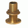 Groco 1/2" Nps Npt Combo Bronze Thru-Hull Fitting with Nut