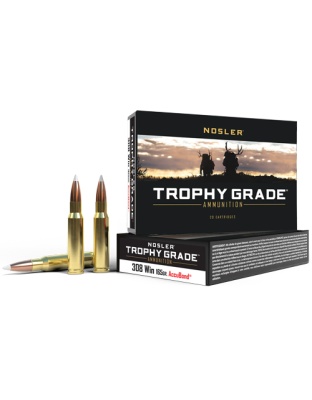 Nosler Bullets Trophy Grade.308 Winchester (.308 Win) 165 Grain Accubond 20 Rounds
