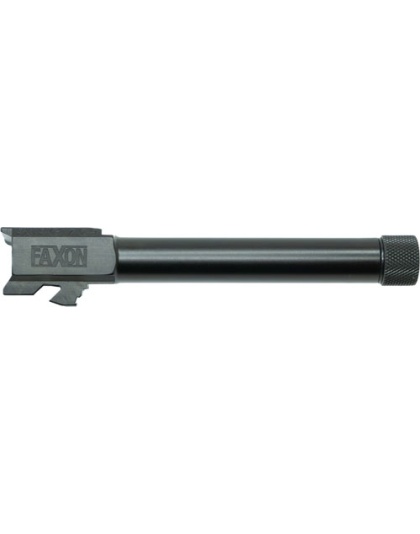 Faxon Firearms Fits Glock 17 GEN5 Barrel 9 mm Duty Threaded Black