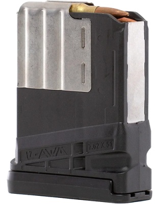 Lancer Magazine L7AWM Sr-25 7.62X51 10 Rounds Opaque Black Gen 2