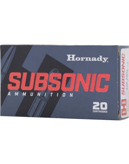 Hornady Subsonic 338 Arc 307 Grain Sub-X 20 Rounds