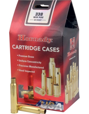 Hornady Unprimed Cases 338 Winchester Magnum 50 Pack 5-Pack/Cs