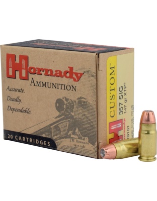Hornady 357 SIG 147 Grain XTP 20 Rounds 10 Boxes per Case