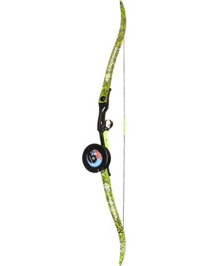 Pse Archery Bowfishing Kit Kingfisher 56" 45# Right-Hand Green Dk'd