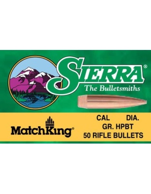 Sierra Bullets 6 mm.243 110 Grain Hollow Point Boat Tail Match 100 Count