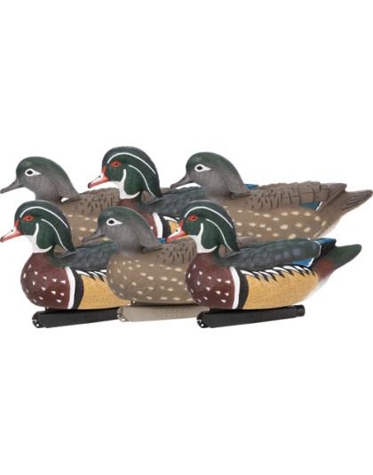 Zink Floater Decoys Wood Duck 6 Pack