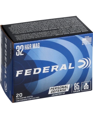 Federal 32 Hrm 85 Grain Jacketed Hollow Point 20 Rounds