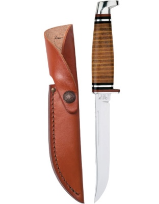 Case Knives Leather Utility Hunter with Leather Sheath