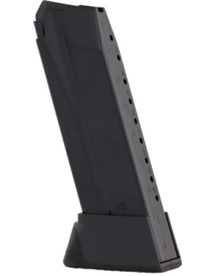 Hk Magazine USP45/HK45 Compact.45 ACP 10 Rounds Black Steel