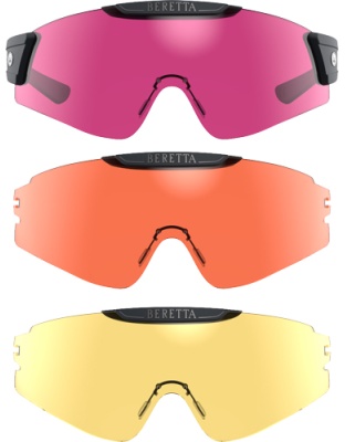 Beretta Intermask Eyeglasses Interchange Yllw/Magenta/Orange