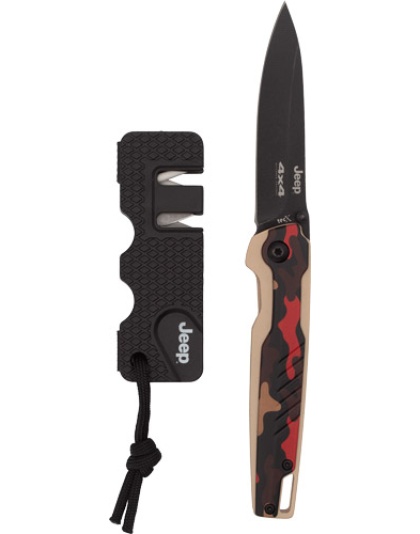 Case Knives Jeep 3.2" Folder with Sharpener