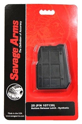 Savage Magazine Model 25 22 Hornet 4 Rounds Synthetic Matte