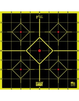 Pro-Shot Products Splatter Shot Target Sight-in 8" Green Peel/Stick 6EA