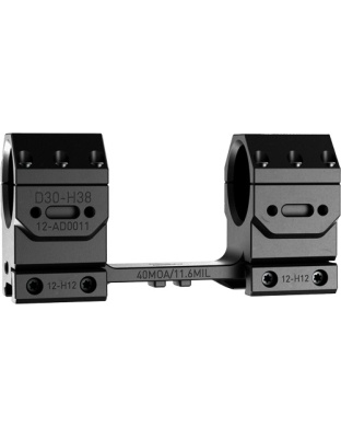 Audere Scope Mount Adversus 30 mm 40MOA High Black
