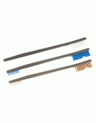 Otis Receiver Brush 3-Pack Nylon Blue Nylon Bronze