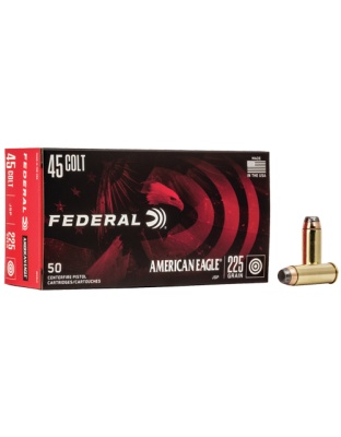 Federal Ae 45 Lc 225 Grain Jacketed Soft Point 50 Rounds 20 Boxes per Case