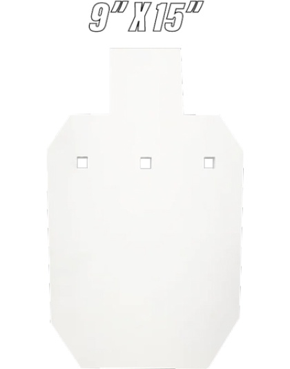 Bash Target Supply AR500 Silhouette Half Size 9"X15"-3/8" Thick
