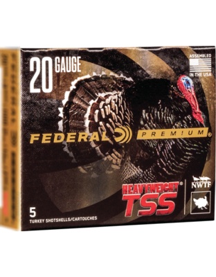 Federal Heavyweight Tss 20 Gauge 3" 1-1/2 Ounce #9 5 Rounds 10 Boxes per Case
