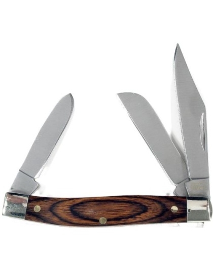 Ruko Folder 3.5" Pakkawood Handle Clamshell
