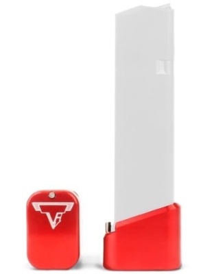 Taran Tactical Inv Ti Firepower Base Pad Kit for Glock +5/6 Red