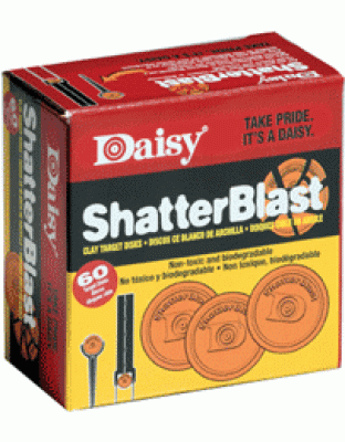 Daisy Shatterblast Targets 2" 60-Pack Non-Toxic Biodergradable