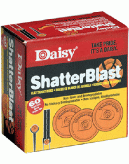 Daisy Shatterblast Targets 2" 60-Pack Non-Toxic Biodergradable