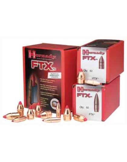 Hornady Bullets 44 Caliber.430 225 Grain Ftx 100 Count 15 Boxes per Case