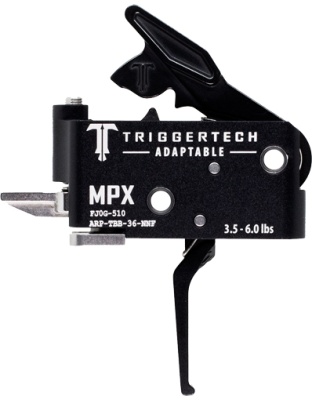 Triggertech SIG Mpx Two Stage Black Adaptable Flat