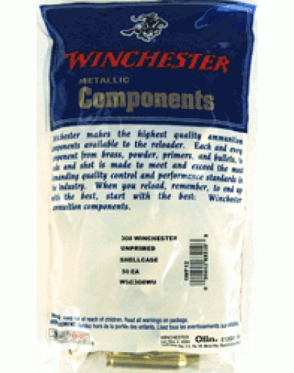 Winchester Unprimed Cases .308 Win 50 Pack 20-Pack/Cs