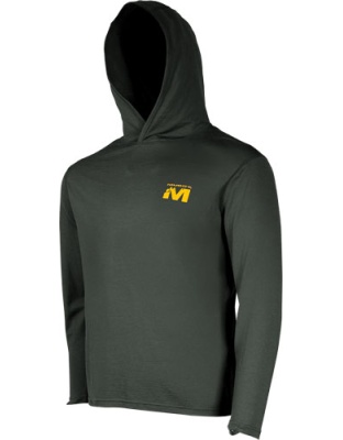 Muddy Apparel DV8 Stonewool 200 Hoodie Base Layer Peat Moss Large