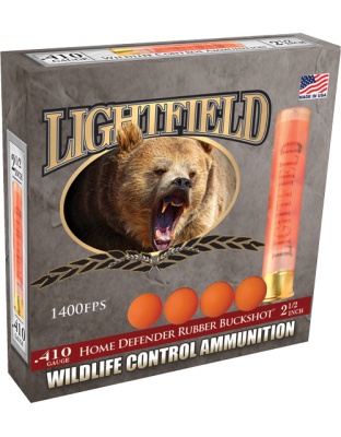 Lightfield 410 2.5" Rubber Buck 4 Pellet 5 Rounds 10 Boxes per Case