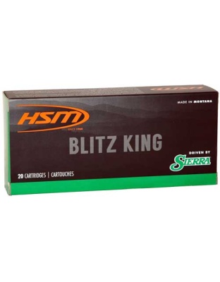 HSM Ammo 220 Swift 55 Grain Blitz King 20 Rounds 25 Boxes per Case