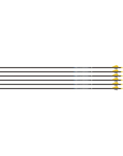Easton Arrow Sonic 6.0 500 with 2" Bully Vanes 6-Pack