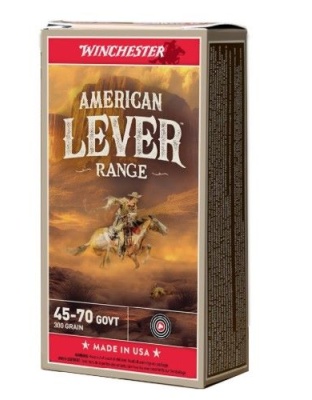 Winchester Ammunition American Lever 45-70 Government 300 Grain Jacketed Hollow Point 20 Rounds 10BX