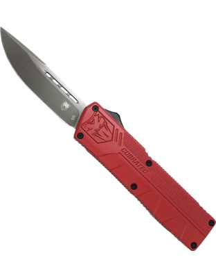Cobratec Knives Lightweight Out-the-Front Red 3.25" Drop Point
