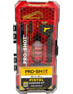 Pro-Shot Products Pistol Cleaning Kit .38-.45 Caliber