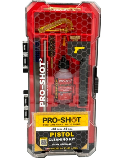 Pro-Shot Products Pistol Cleaning Kit .38-.45 Caliber