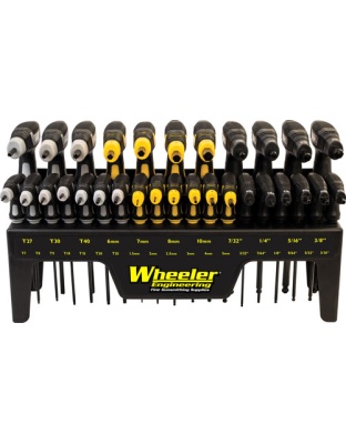 Wheeler Driver Set 30 Piece Hex Key/Torx P-Handle Set