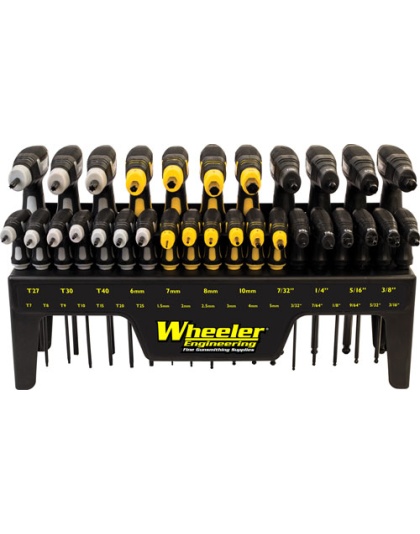 Wheeler Driver Set 30 Piece Hex Key/Torx P-Handle Set