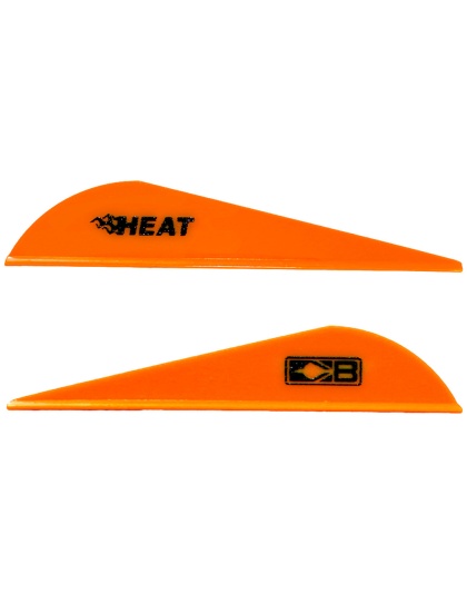 Bohning Heat Vanes Neon Orange 36 pk.