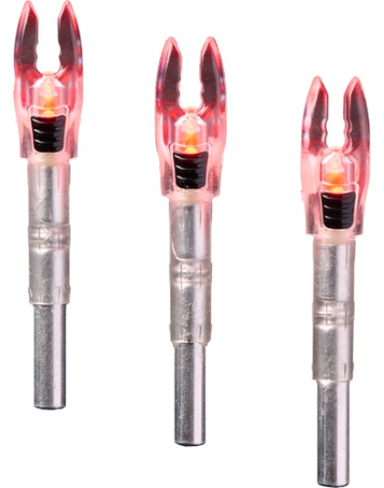 Nockturnal Shift Lighted Nock Universal Red 3-Pack